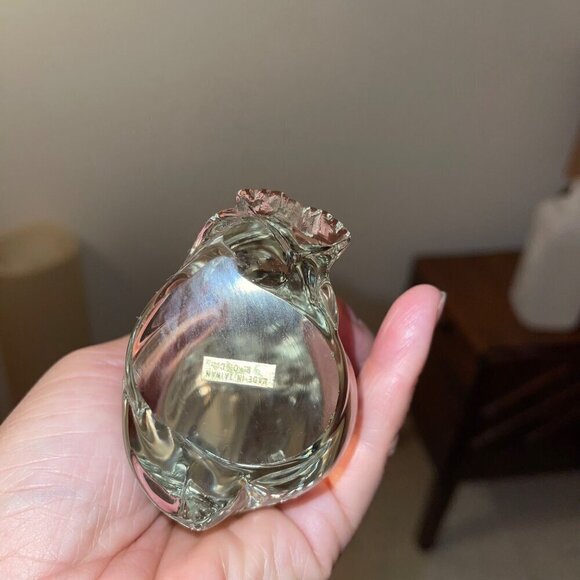 Vintage Clear Glass Cat Figure Egyptian Style 6 Inch Collection - Picture 6 of 8